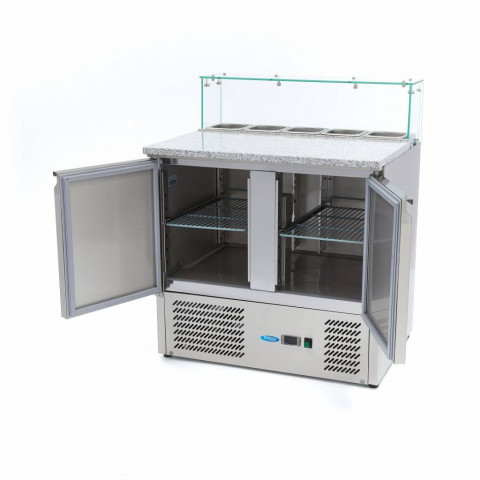 MAXIMA TABLE GLASS 2 masa pizza