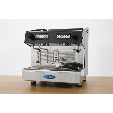 Espressor profesional MAXIMA - cu 2 grupuri - compact - 360 cesti/ora