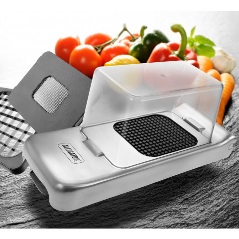 Aparat maruntit ceapa, usturoi, legume cu container ALLIGATOR - INOX