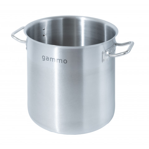 Oala inox GAMMO cu capac 17 litri 28x28cm