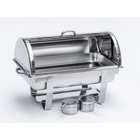GAMMO Chafing dish din inox GN 1/1 cu capac roll top