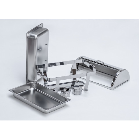 GAMMO Chafing dish din inox GN 1/1 cu capac roll top