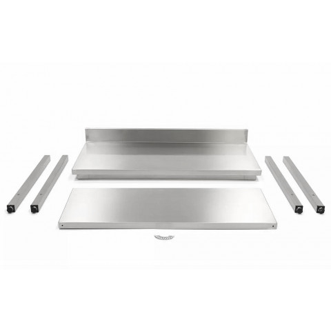 GAMMO masa de lucru din inox cu rebord 1200x600