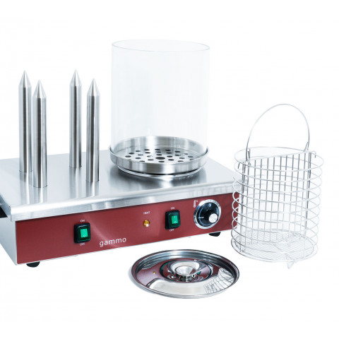 GAMMO aparat hot-dog cu 4 tepuse DEMO1
