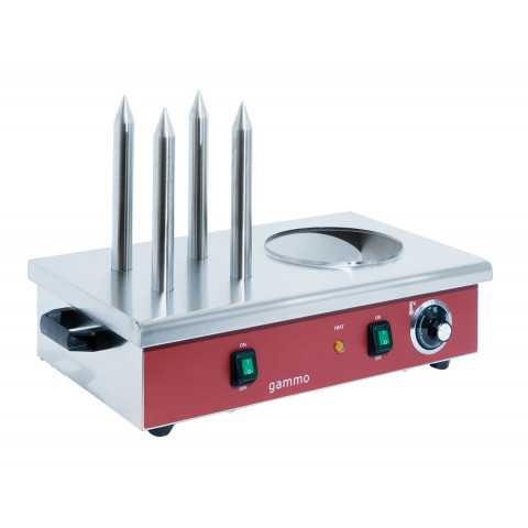 GAMMO aparat hot-dog cu 4 tepuse DEMO1