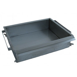 Tavă pentru lango?i aparat cu 3 arzătoare - inox