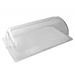 Capac roll top din policarbonat HORECATECH pentru chafing dish GN1/1