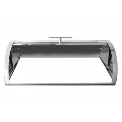 Capac roll top din inox HORECATECH pentru chafing dish GN1/1