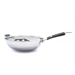 MAXIMA tigaie wok din inox pe inductie 36cm