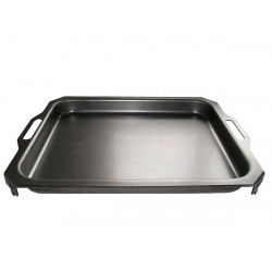 Tavă friptură aparat cu 3 arzătoare - INOX