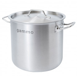Oala inox GAMMO cu capac 12 litri 25x25cm