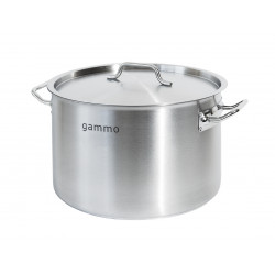 Cratita inox GAMMO cu capac 24 litri 36x24cm