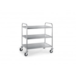 GAMMO carucior inox cu 3 polite