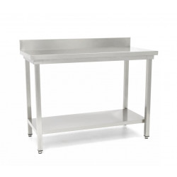 GAMMO masa de lucru din inox cu rebord 1000x600