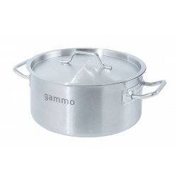 Cratita inox GAMMO cu capac 8 litri 28x13cm