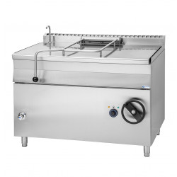 Tigaie basculantă electrică cu fund inox GASZTROMETÁL - 120 litri