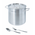 Oala inox GAMMO cu capac 17 litri 28x28cm
