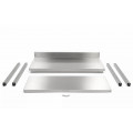 GAMMO masa de lucru din inox cu rebord 1200x600