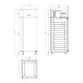 Dulap frigorific refrigerare patiserie GAMMO 600 litri