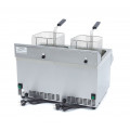 MAXIMA Friteuza inductie cu robinet scurgere, 2x8 litri DEMO