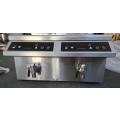 MAXIMA Friteuza inductie cu robinet scurgere, 2x8 litri DEMO
