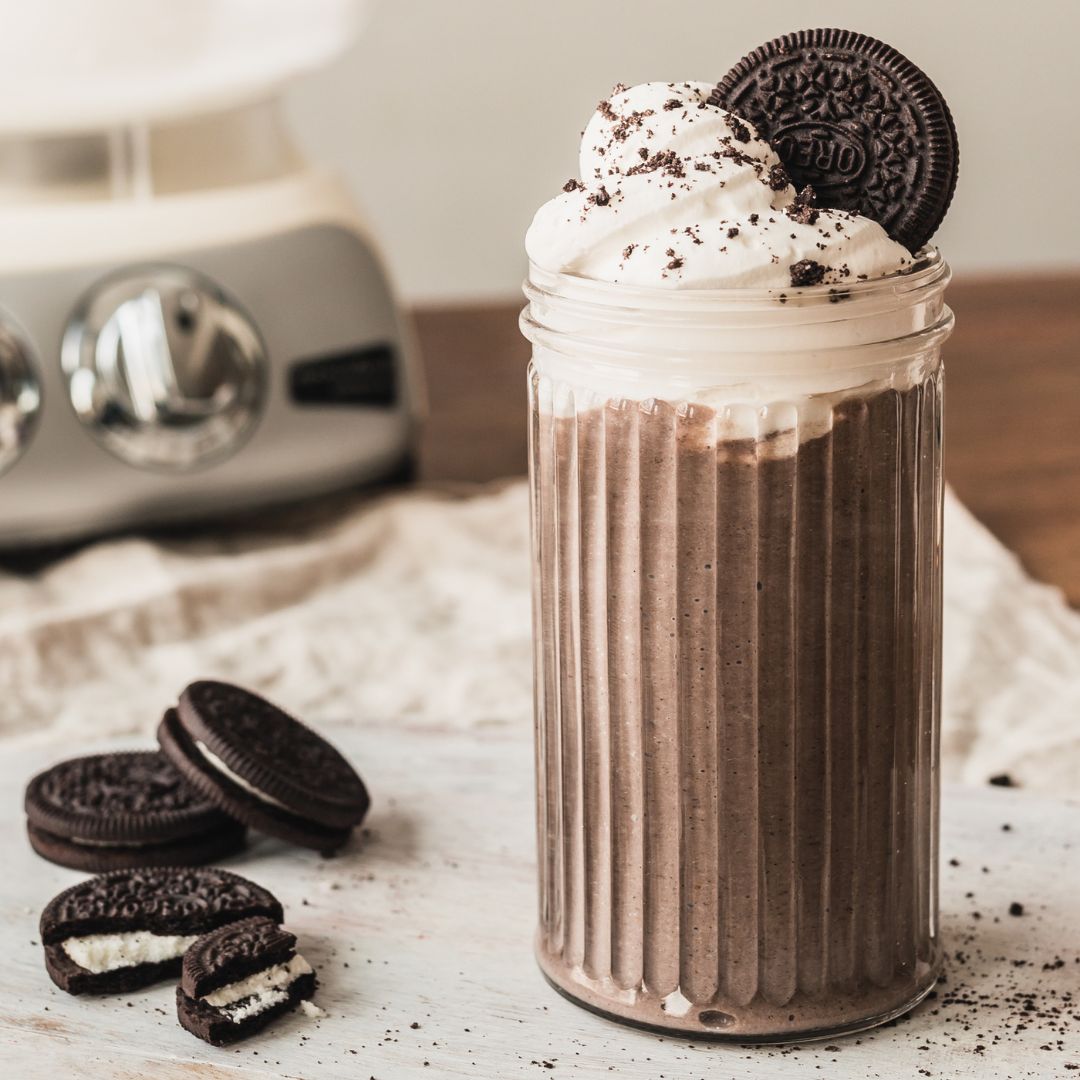 Oreo shake, milkshake-ul vegan, cu robot de bucatarie Ankarsrum, video cu reteta