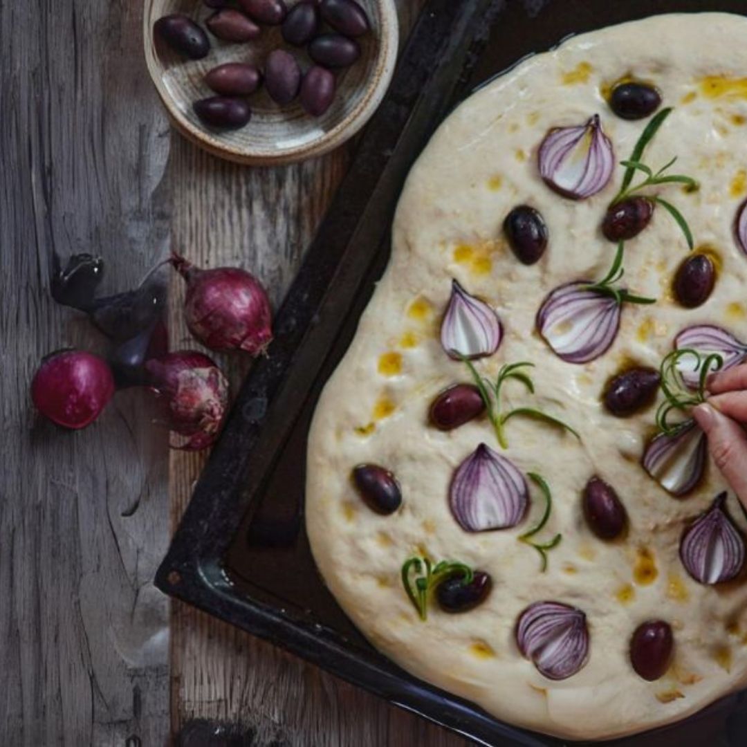 Paine sandvici focaccia , cu video de reteta