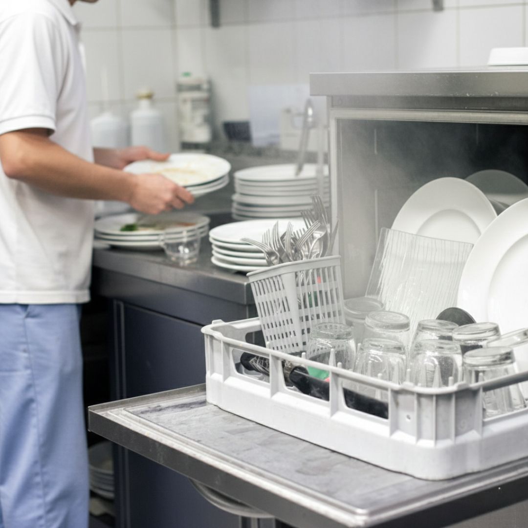 Spalatul si curatarea vaselor: Ce nu poate lipsi dintr-o unitate de catering profesionala?